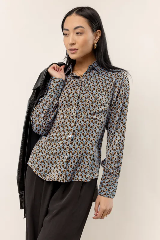 Yara Printed Button Up - FINAL SALE sold by bohme