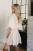 Litzy Mini Dress in Beige - FINAL SALE sold by bohme
