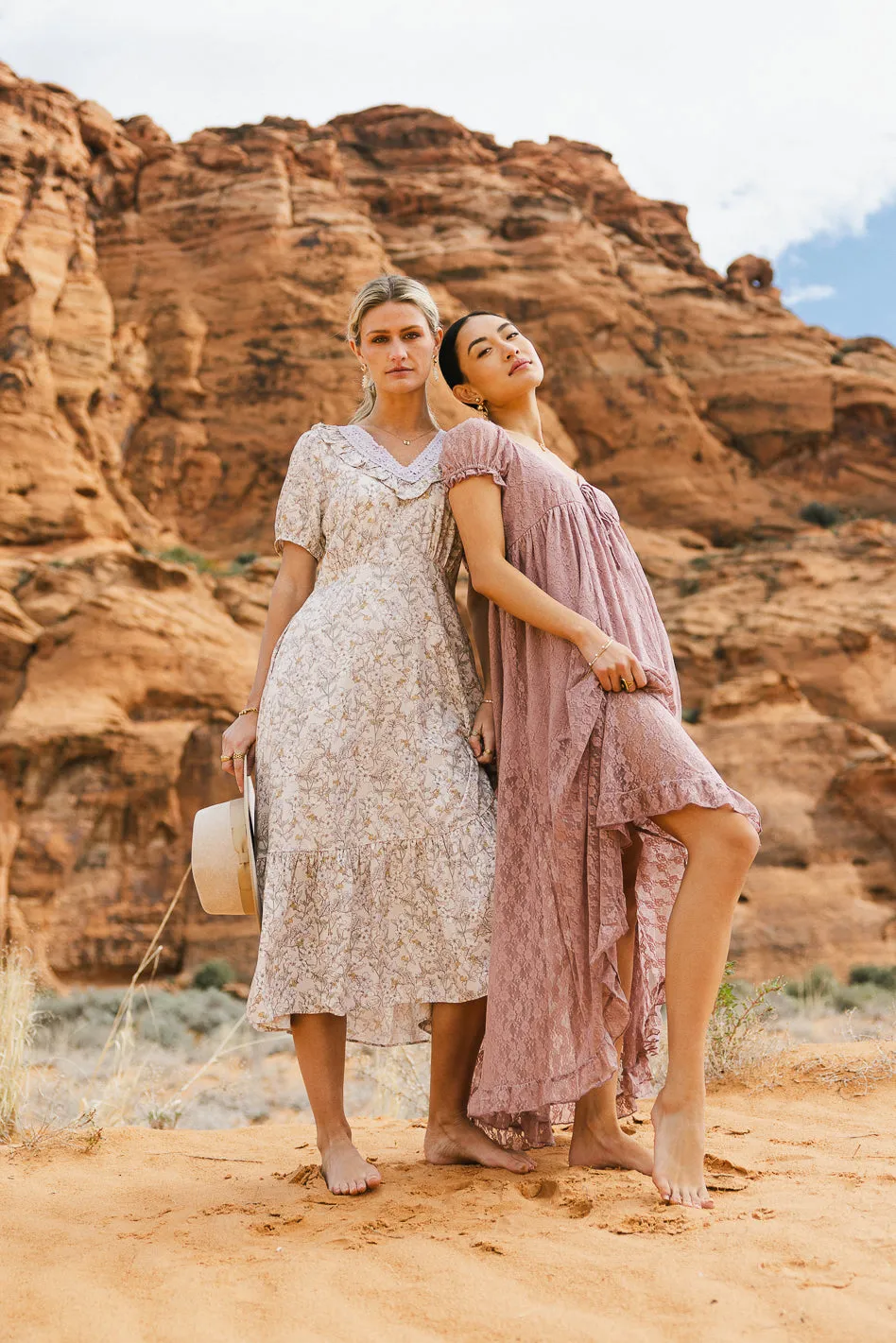 Bailey Lace Dress in Rose - FINAL SALE sold by bohme product image thumbnail 4