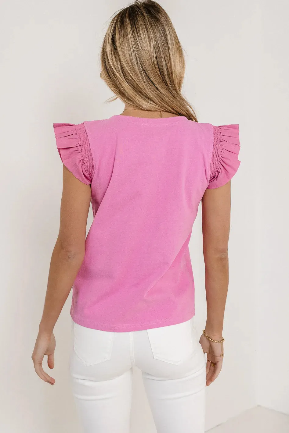Kindra Knit Top in Orchid - FINAL SALE sold by bohme product image thumbnail 2