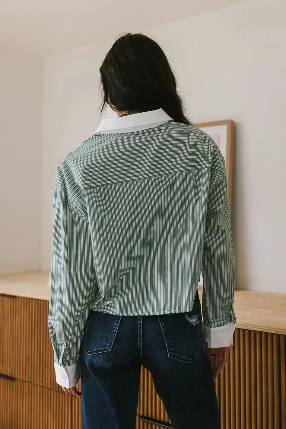 Cassidy Striped Button Up - FINAL SALE sold by bohme product image thumbnail 5