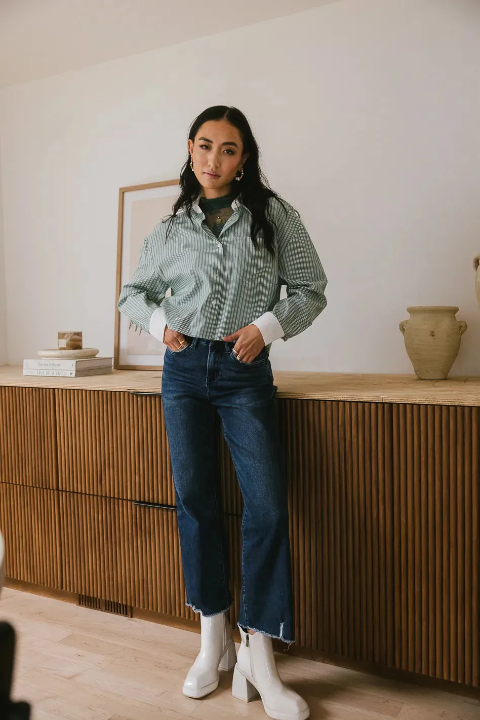 Cassidy Striped Button Up - FINAL SALE sold by bohme product image thumbnail 4