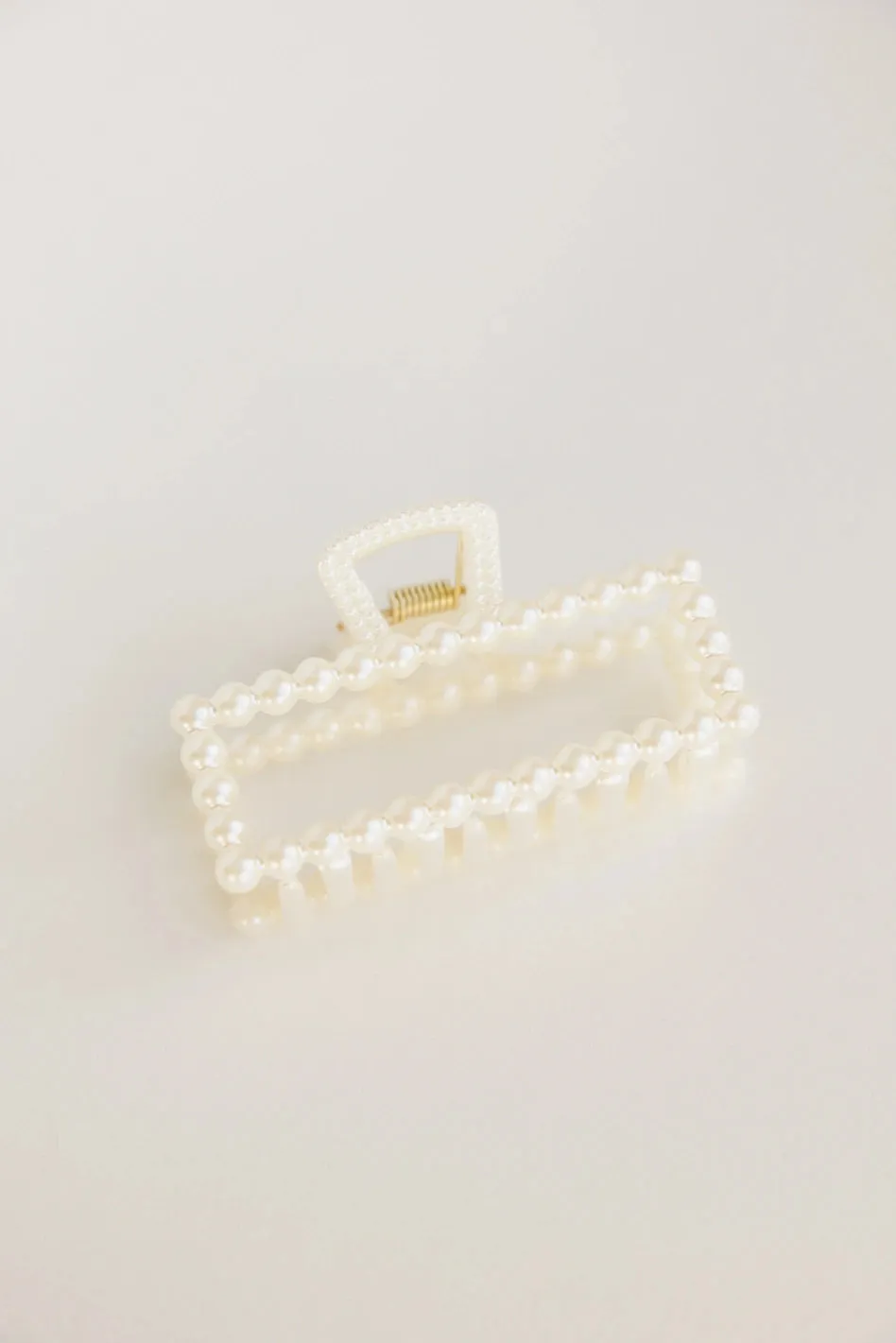 Pearl Rectangle Claw Clip sold by bohme