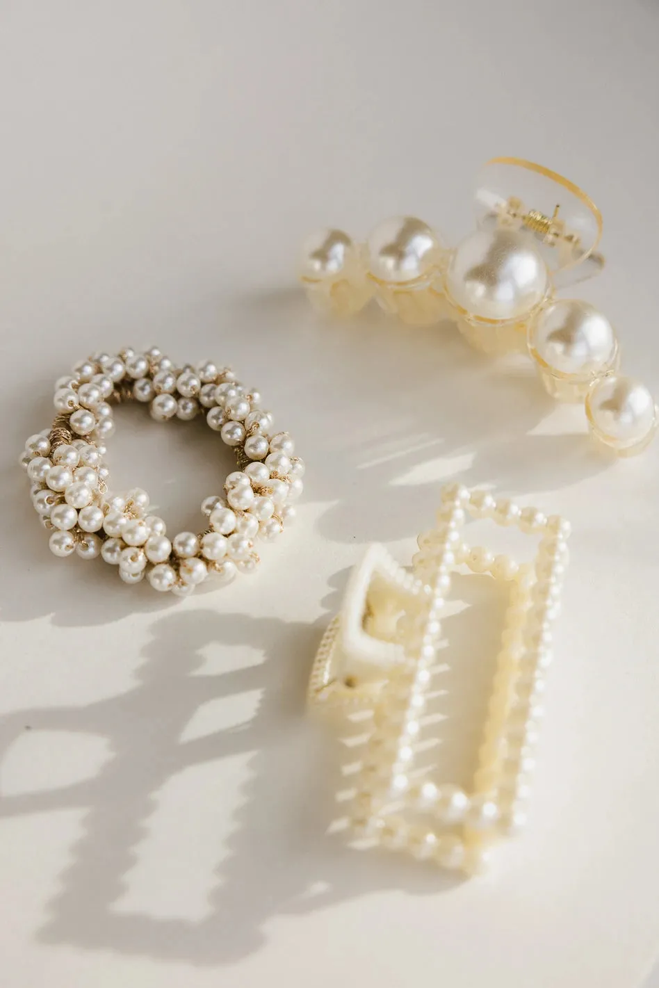 Pearl Rectangle Claw Clip sold by bohme product image thumbnail 2