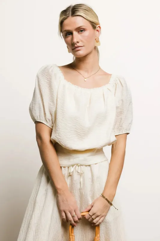 Caroline Striped Blouse - FINAL SALE sold by bohme