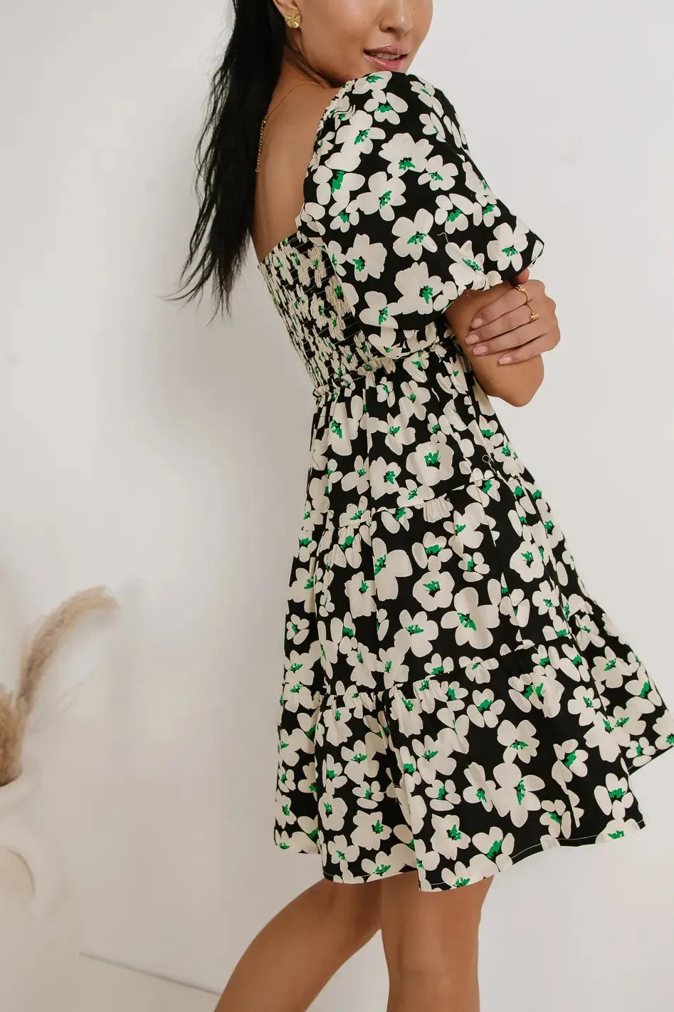 Lois Flowered Mini Dress - FINAL SALE sold by bohme product image thumbnail 3