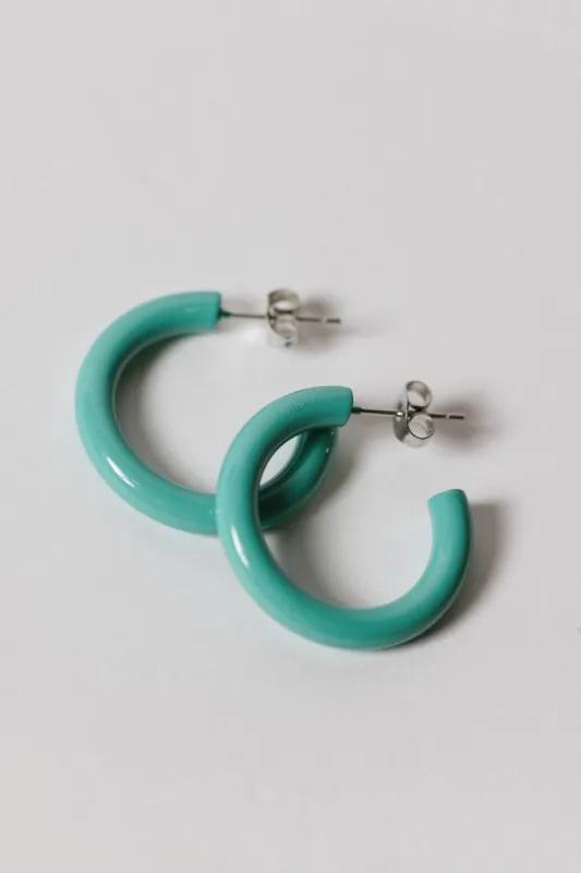 Gemma Earrings in Teal - FINAL SALE sold by bohme