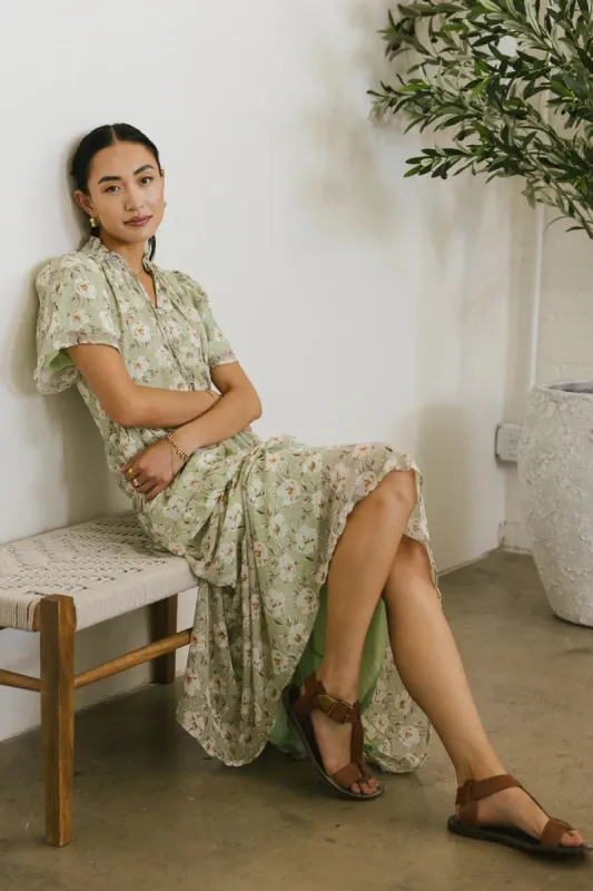 Milan Floral Maxi Dress - FINAL SALE sold by bohme