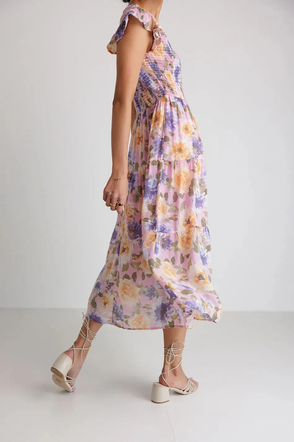 Here Comes The Sun Dress in Blush - FINAL SALE sold by bohme product image thumbnail 4