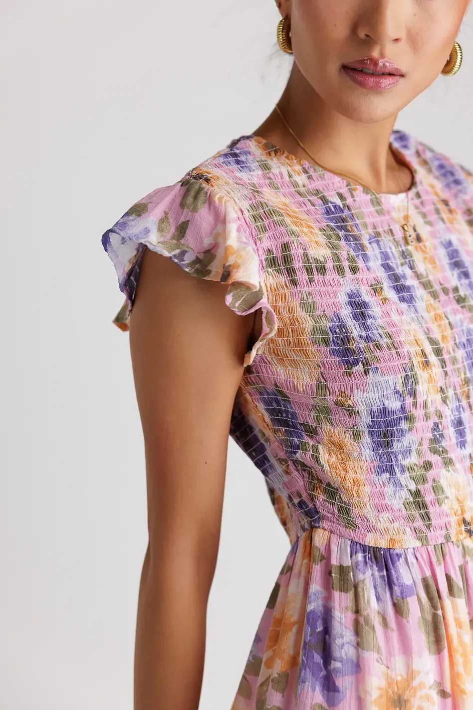 Here Comes The Sun Dress in Blush - FINAL SALE sold by bohme product image thumbnail 3