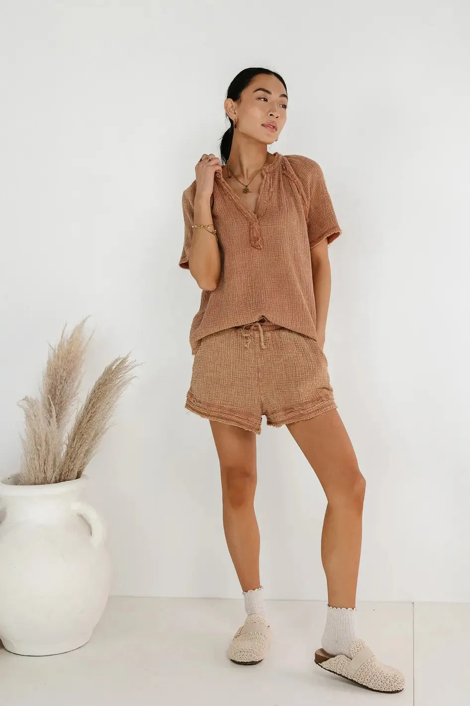 Blair Top in Mocha - FINAL SALE sold by bohme product image thumbnail 5