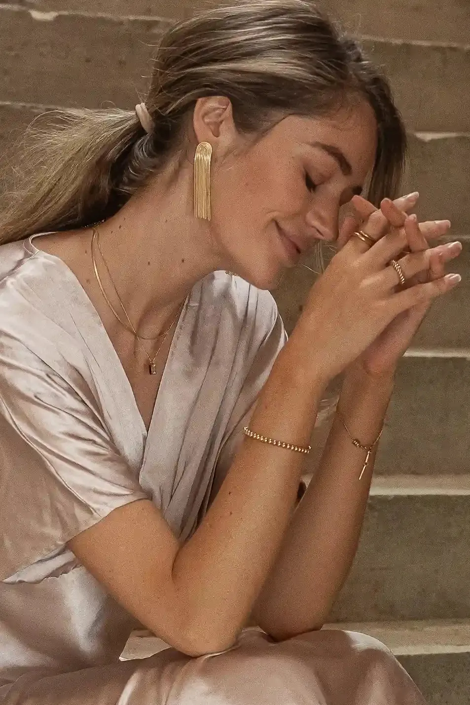 Khloe Earrings sold by bohme