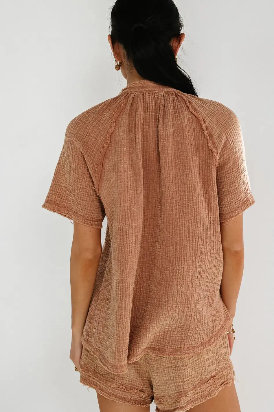 Blair Top in Mocha - FINAL SALE sold by bohme product image thumbnail 3