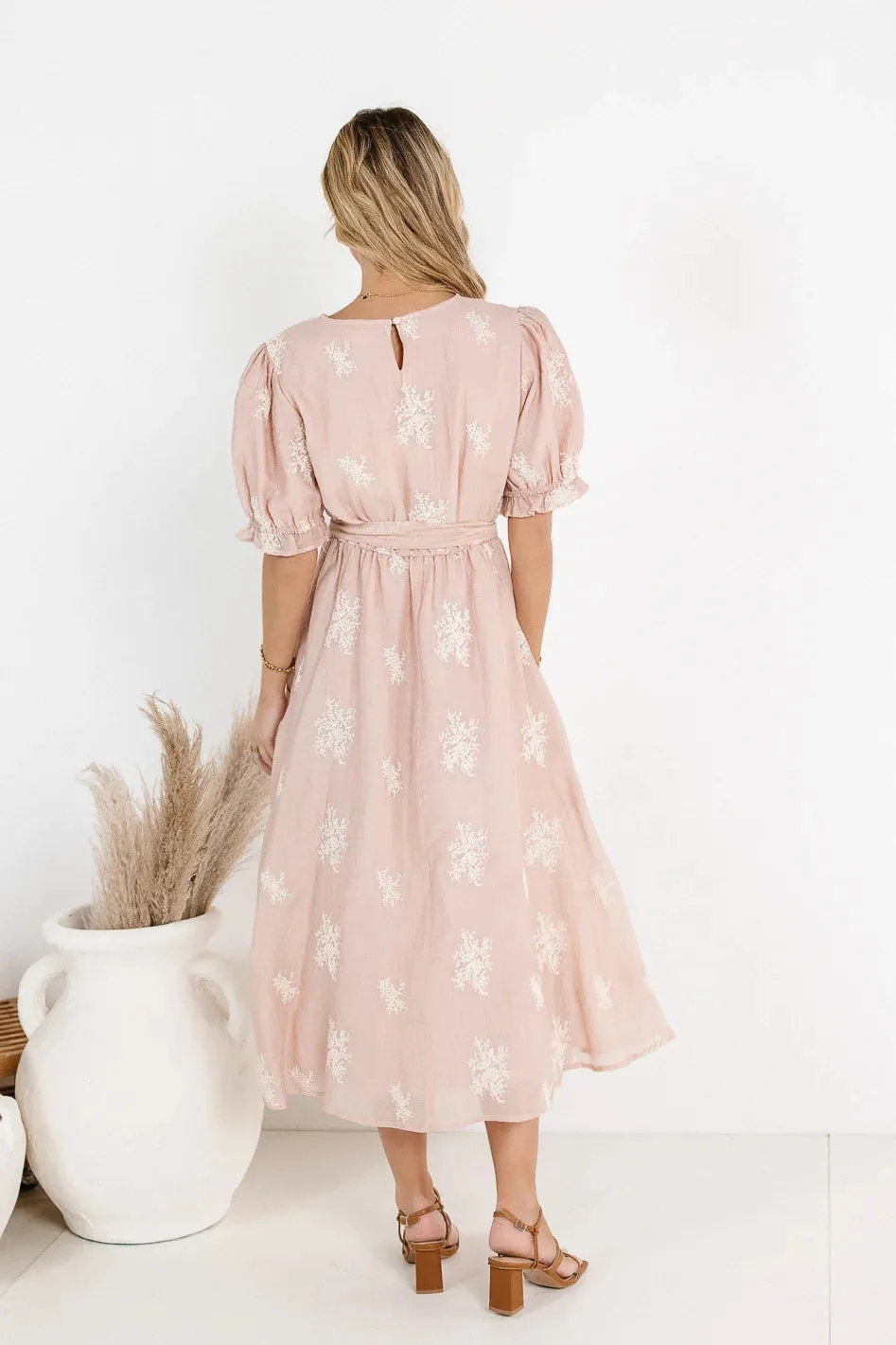 Gloria Embroidered Midi Dress sold by bohme product image thumbnail 5