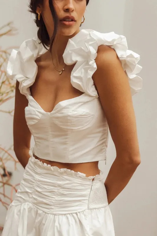 Magnolia Crop Top - FINAL SALE sold by bohme