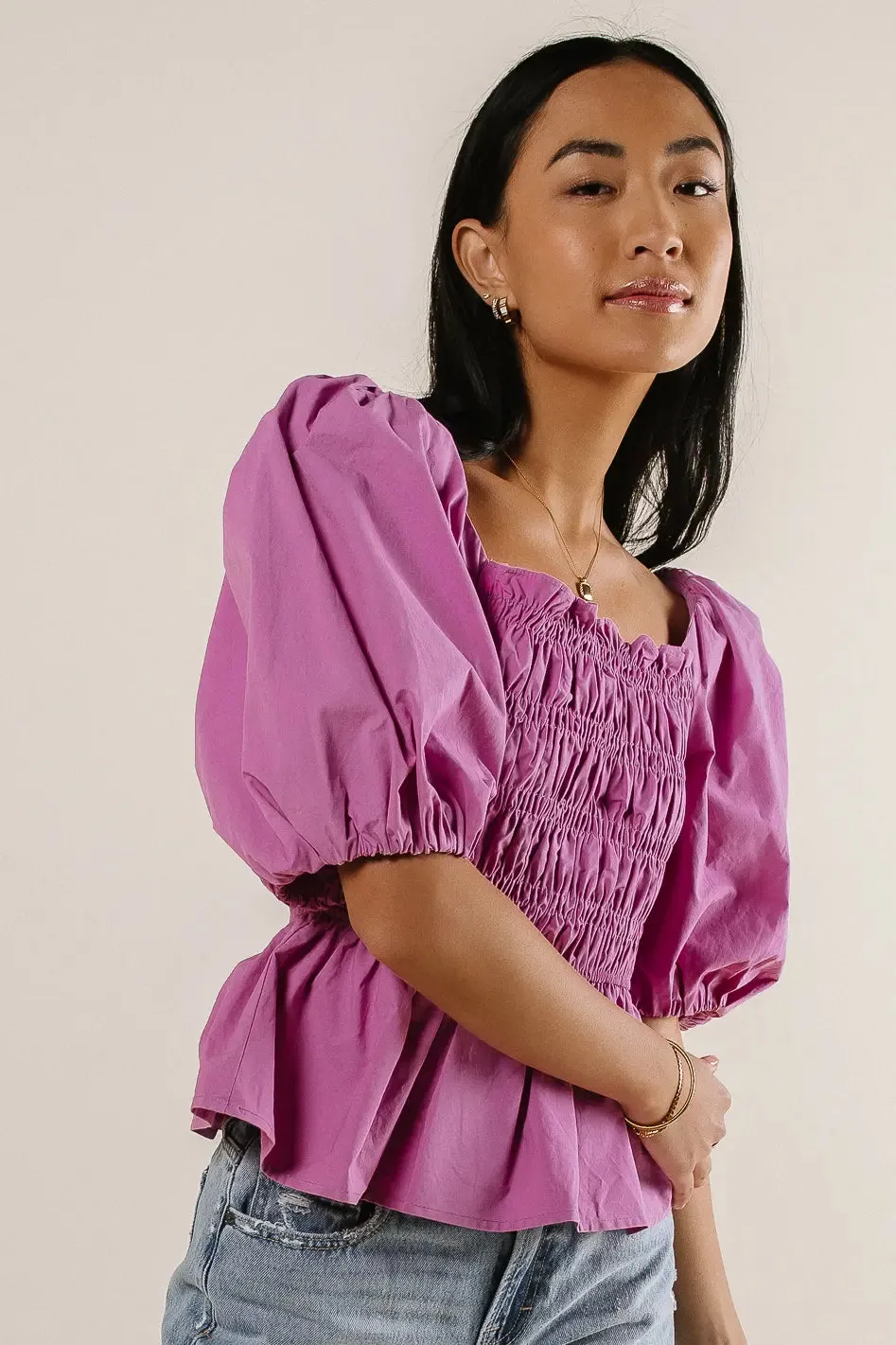 Rooney Peplum Top - FINAL SALE sold by bohme