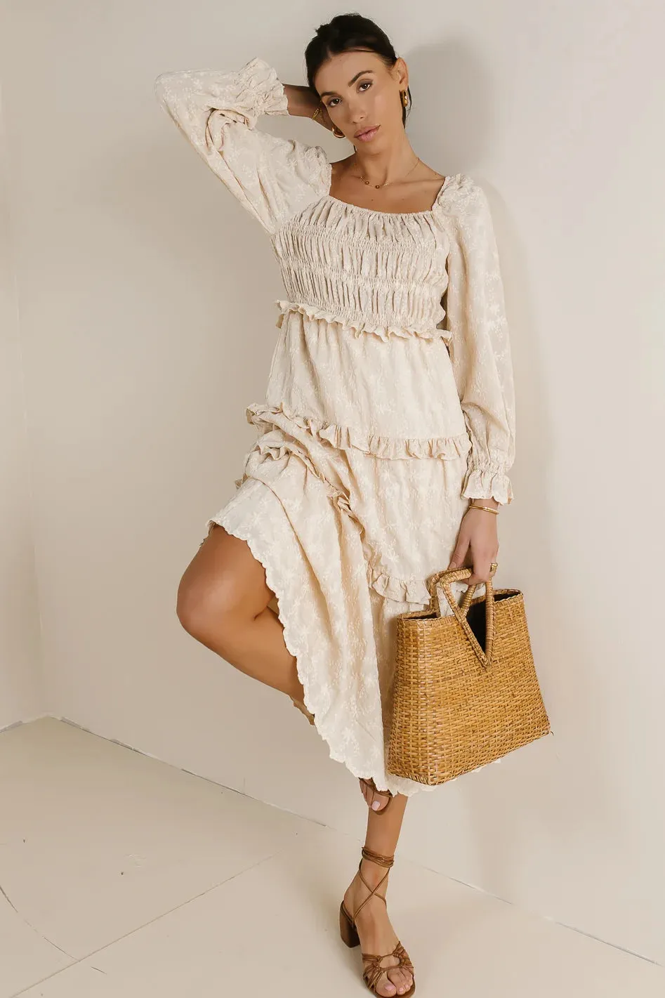Forever And Always Embroidered Dress - FINAL SALE sold by bohme product image thumbnail 4