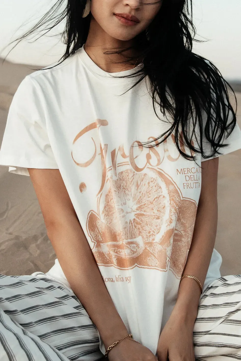 Fresco Fruit Market Graphic Tee sold by bohme product image thumbnail 3