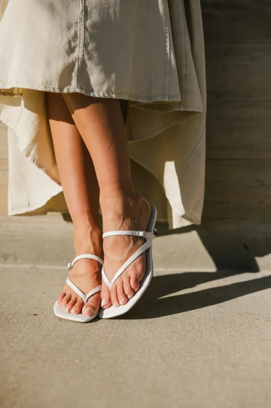 Steve Madden Jessa Leather in White sold by bohme