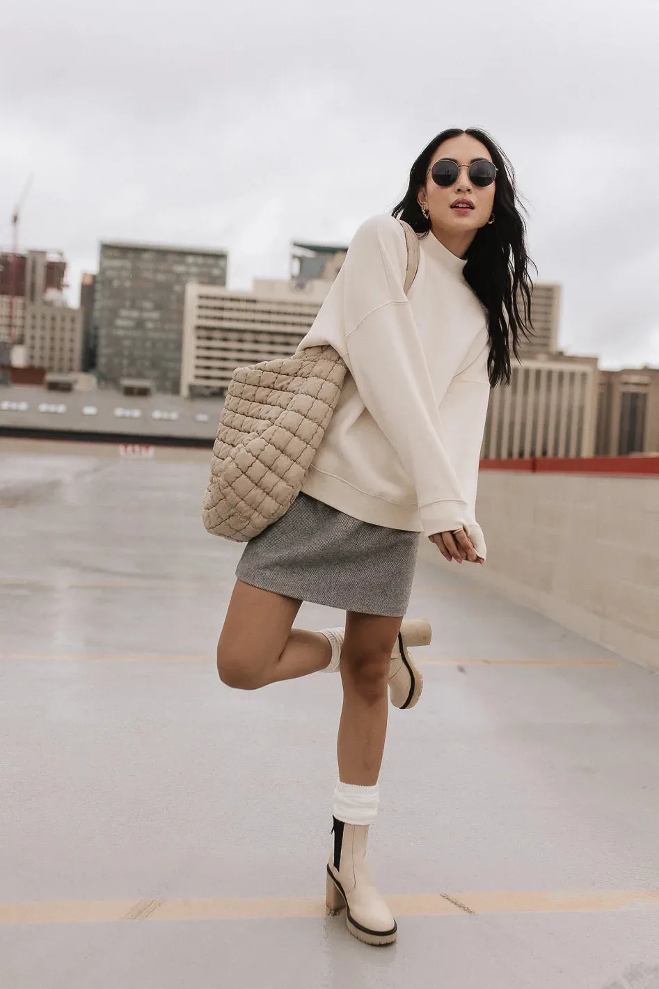 Kasey Wool Blend Skirt - FINAL SALE sold by bohme product image thumbnail 2