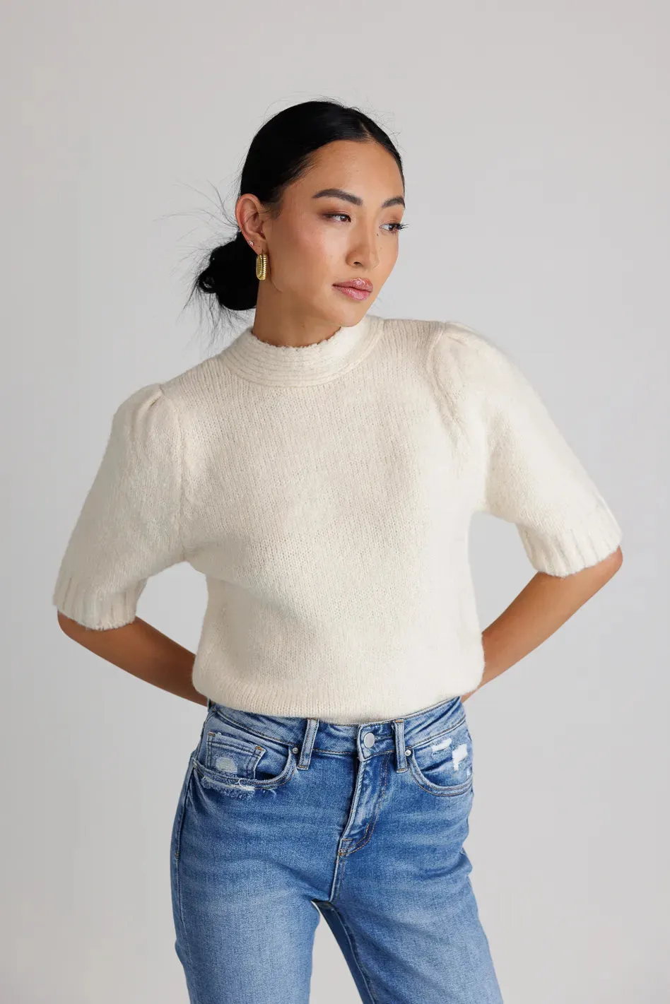 Aysha Tie Back Sweater - FINAL SALE sold by bohme product image thumbnail 2
