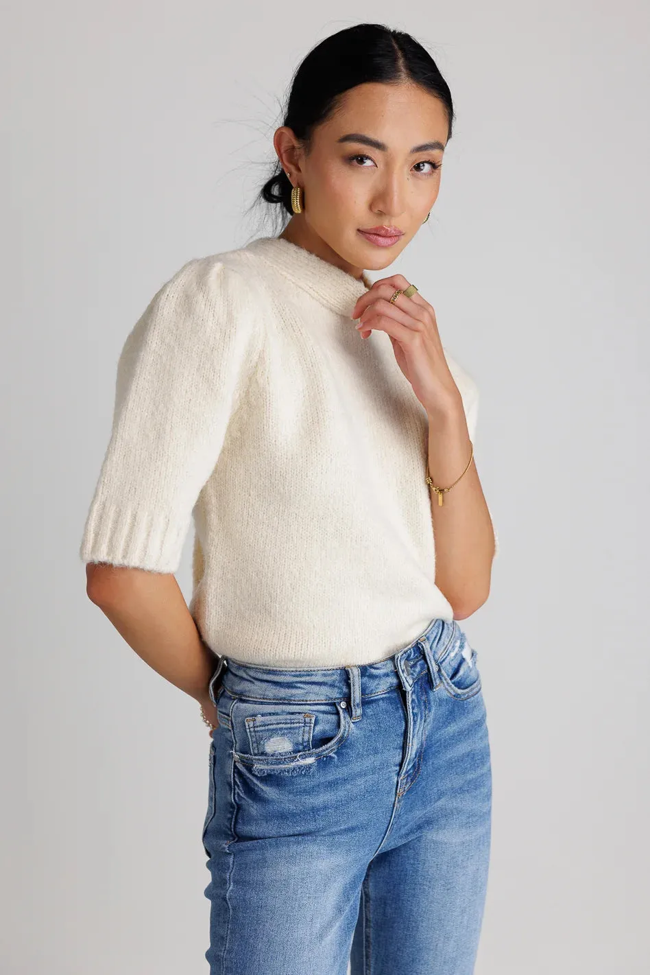 Aysha Tie Back Sweater - FINAL SALE sold by bohme product image thumbnail 3