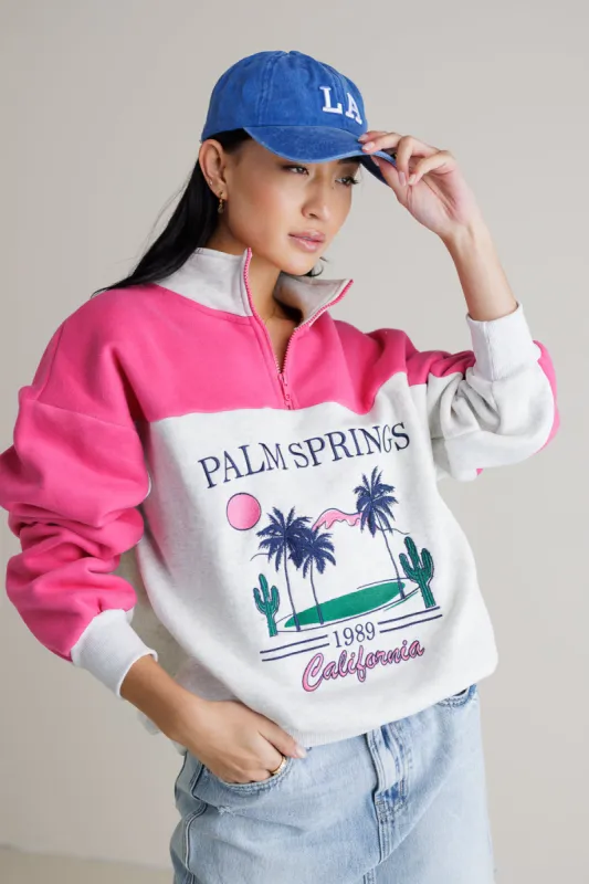 Palm Springs Quarter Zip - FINAL SALE sold by bohme