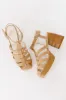 Hailee Platform Heels in Khaki - FINAL SALE sold by bohme