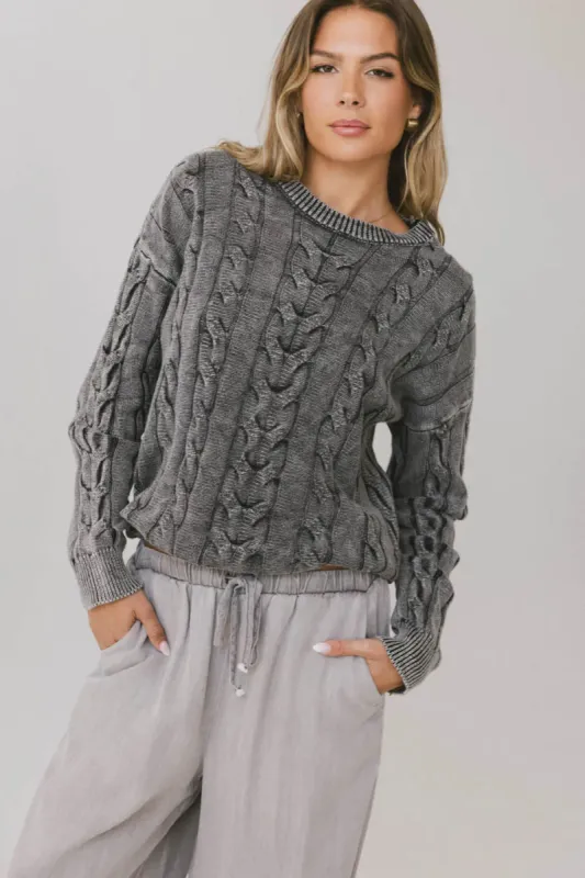 Marquette Cable Knit Sweater - FINAL SALE sold by bohme