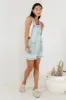 Stevie Shortalls in Light Wash sold by bohme