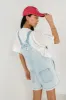 Stevie Shortalls in Light Wash sold by bohme