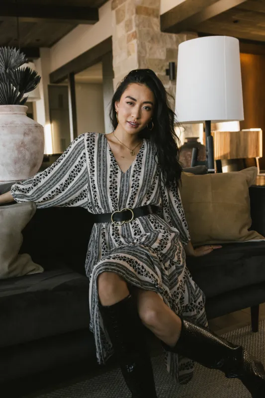 Gianna Printed Dress - FINAL SALE sold by bohme