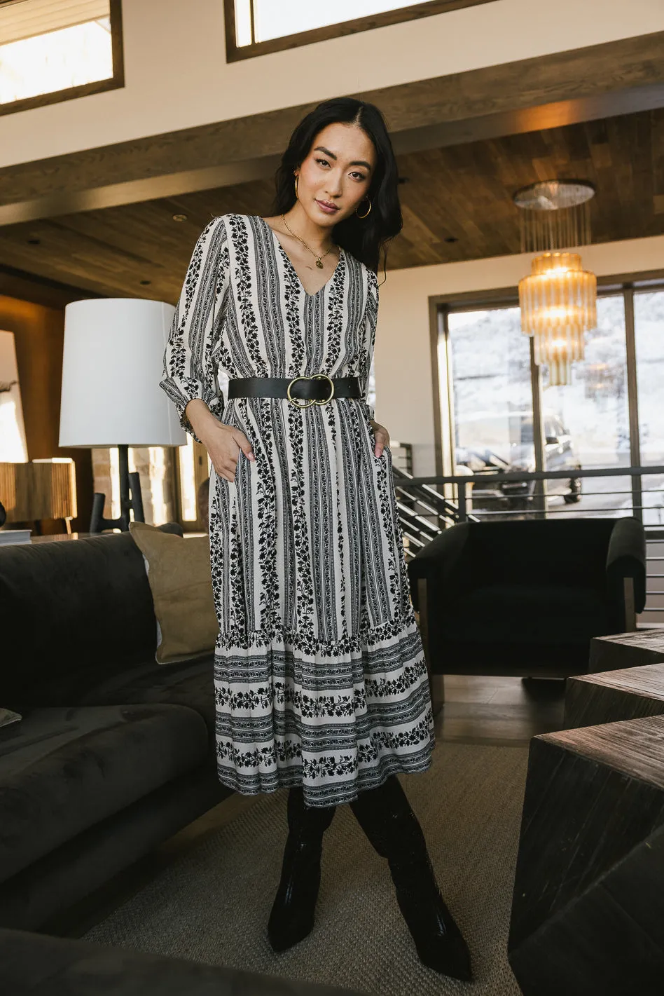 Gianna Printed Dress - FINAL SALE sold by bohme product image thumbnail 5