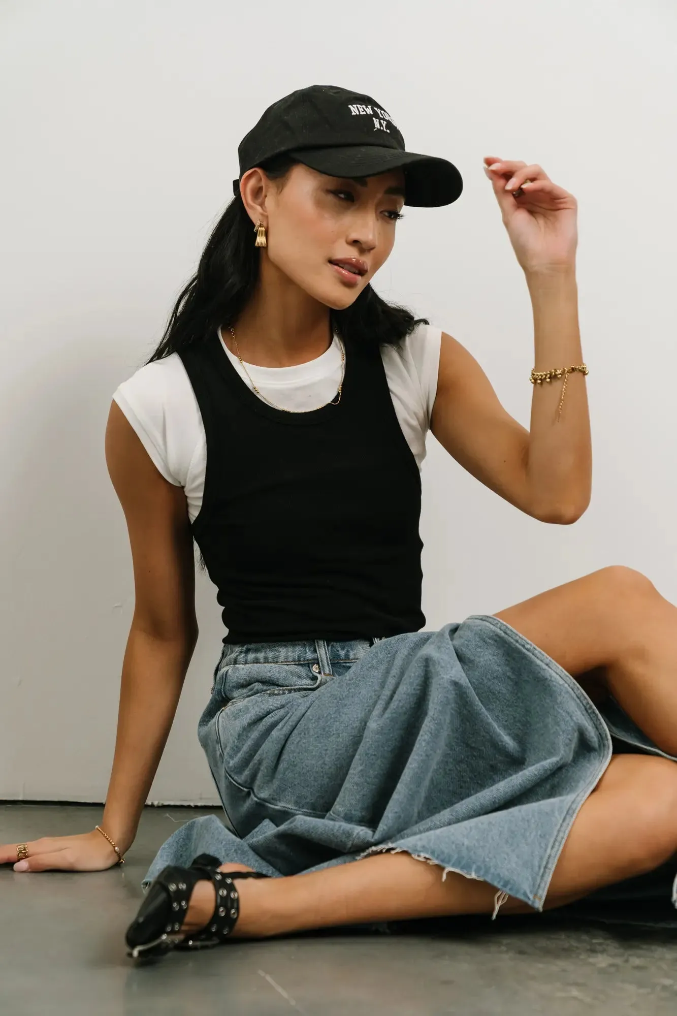 Kendall Tank in Black - FINAL SALE sold by bohme product image thumbnail 2