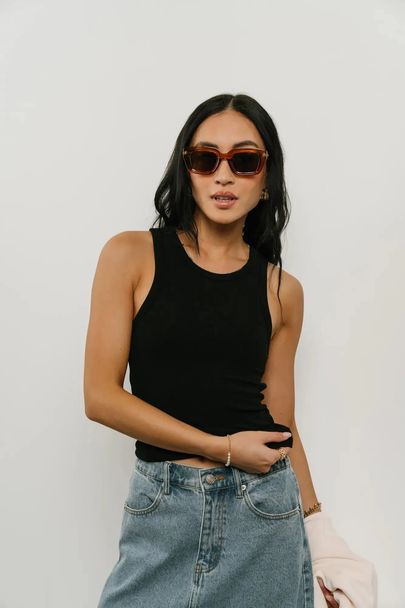 Kendall Tank in Black - FINAL SALE sold by bohme