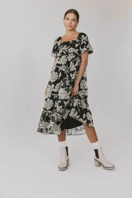 Olivera Floral Midi Dress - FINAL SALE sold by bohme