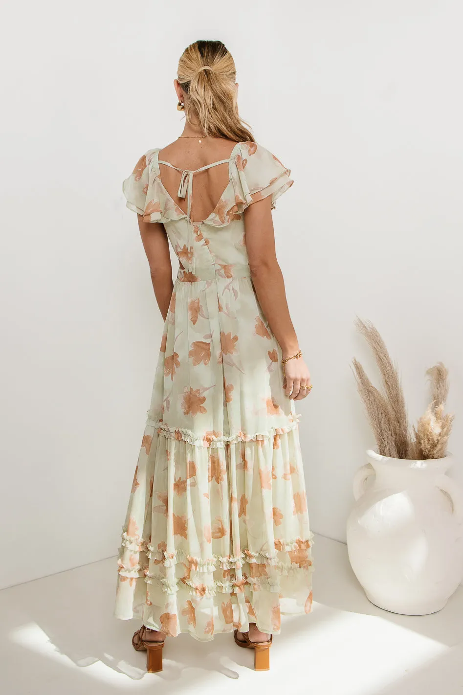 Kadee Floral Cut Out Dress sold by bohme product image thumbnail 5
