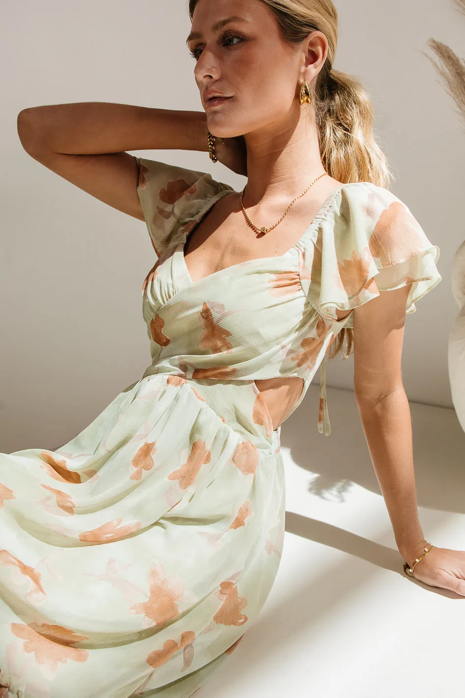 Kadee Floral Cut Out Dress sold by bohme product image thumbnail 3
