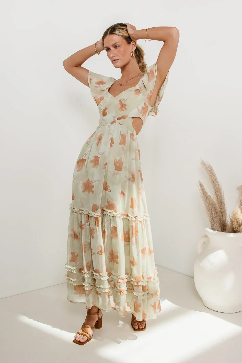 Kadee Floral Cut Out Dress sold by bohme product image thumbnail 4