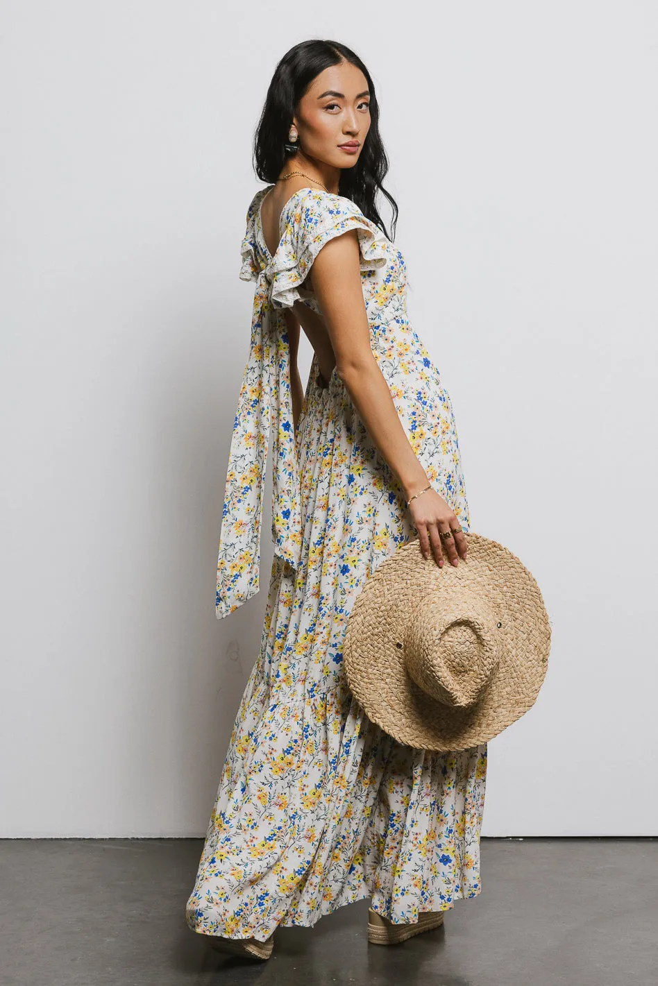 Charlee Floral Maxi Dress - FINAL SALE sold by bohme product image thumbnail 4