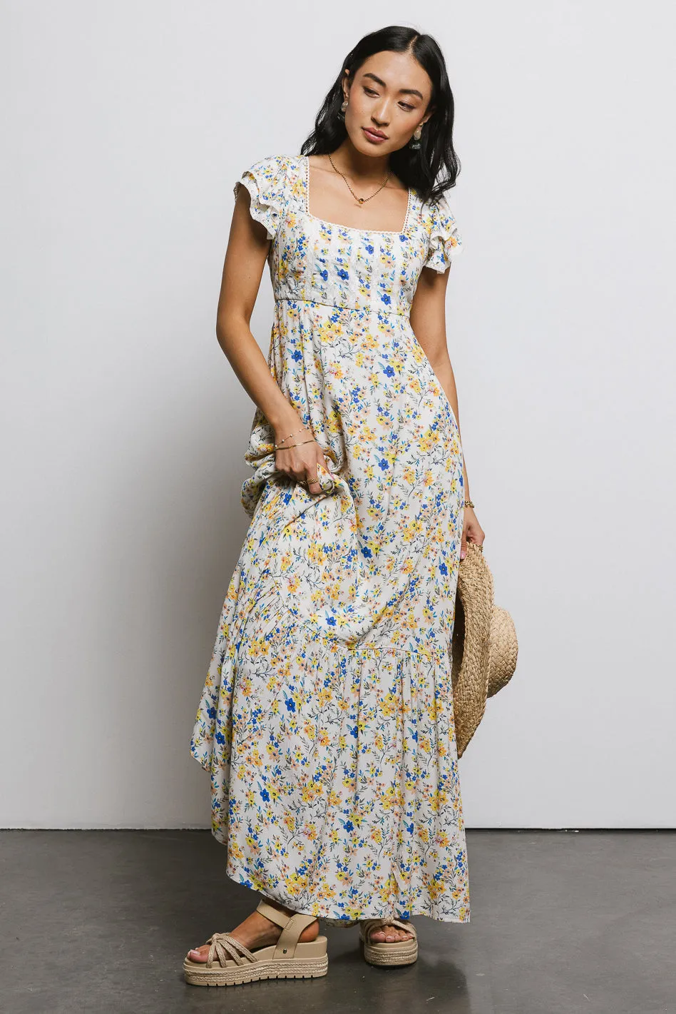 Charlee Floral Maxi Dress - FINAL SALE sold by bohme