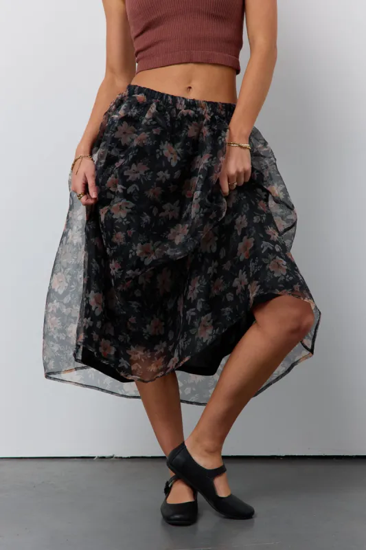 Floral Organza Skirt - FINAL SALE sold by bohme