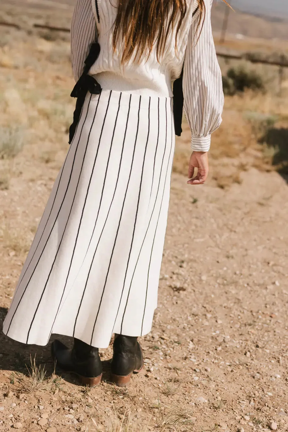 Winslow Knit Midi Skirt - FINAL SALE sold by bohme product image thumbnail 4