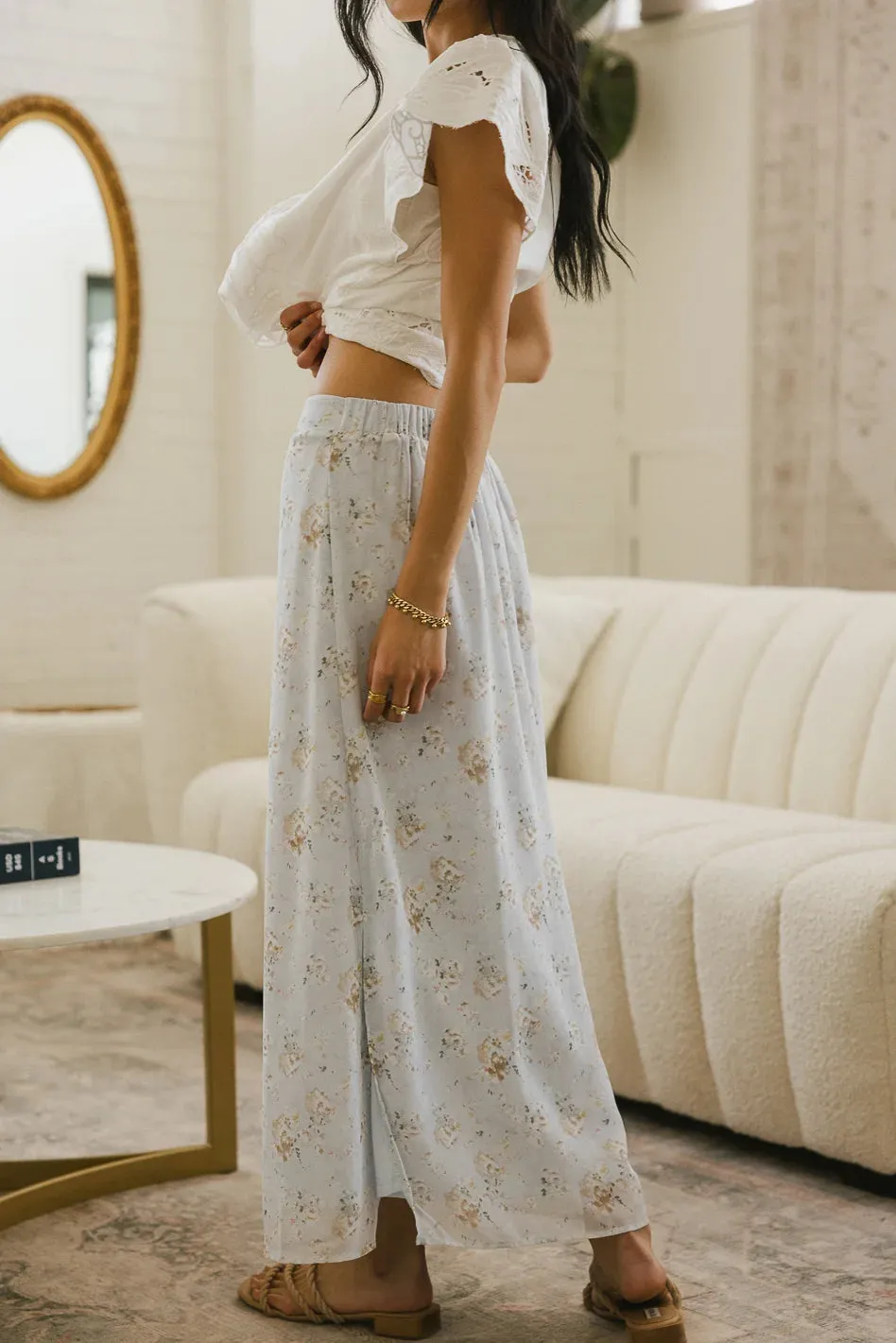 Luz Floral Maxi Skirt sold by bohme product image thumbnail 3