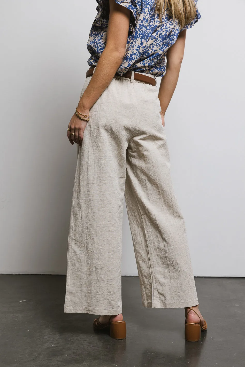Delaney Wide Leg Pants - FINAL SALE sold by bohme product image thumbnail 4