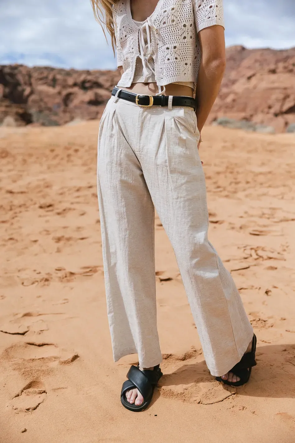 Delaney Wide Leg Pants - FINAL SALE sold by bohme