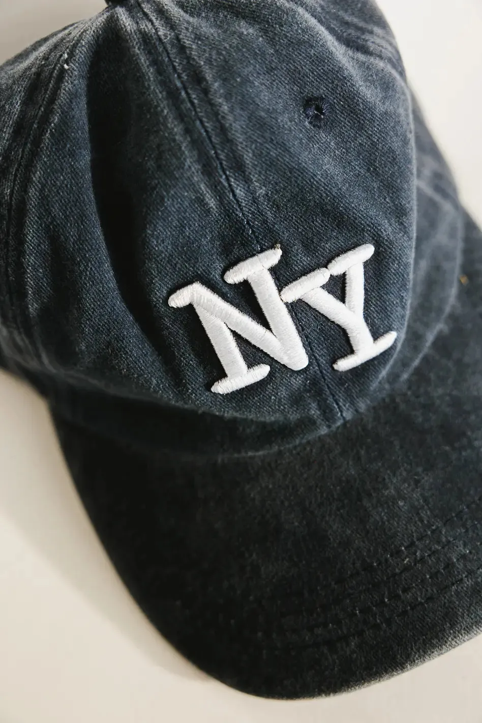 NY Baseball Cap in Navy - FINAL SALE sold by bohme product image thumbnail 3