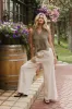 Brandi Wide Leg Pants in Natural - FINAL SALE sold by bohme