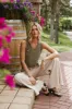 Brandi Wide Leg Pants in Natural - FINAL SALE sold by bohme