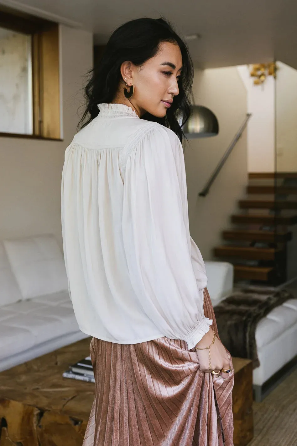 Sabrina Blouse in Champagne sold by bohme product image thumbnail 4